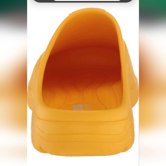 Brand New BASS OUTDOOR Men's Comfy Field Slide Slipper Flamingo Orange - Picture 4 of 9